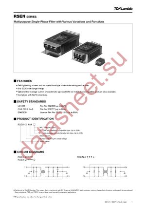 RSEN-2006LD datasheet  